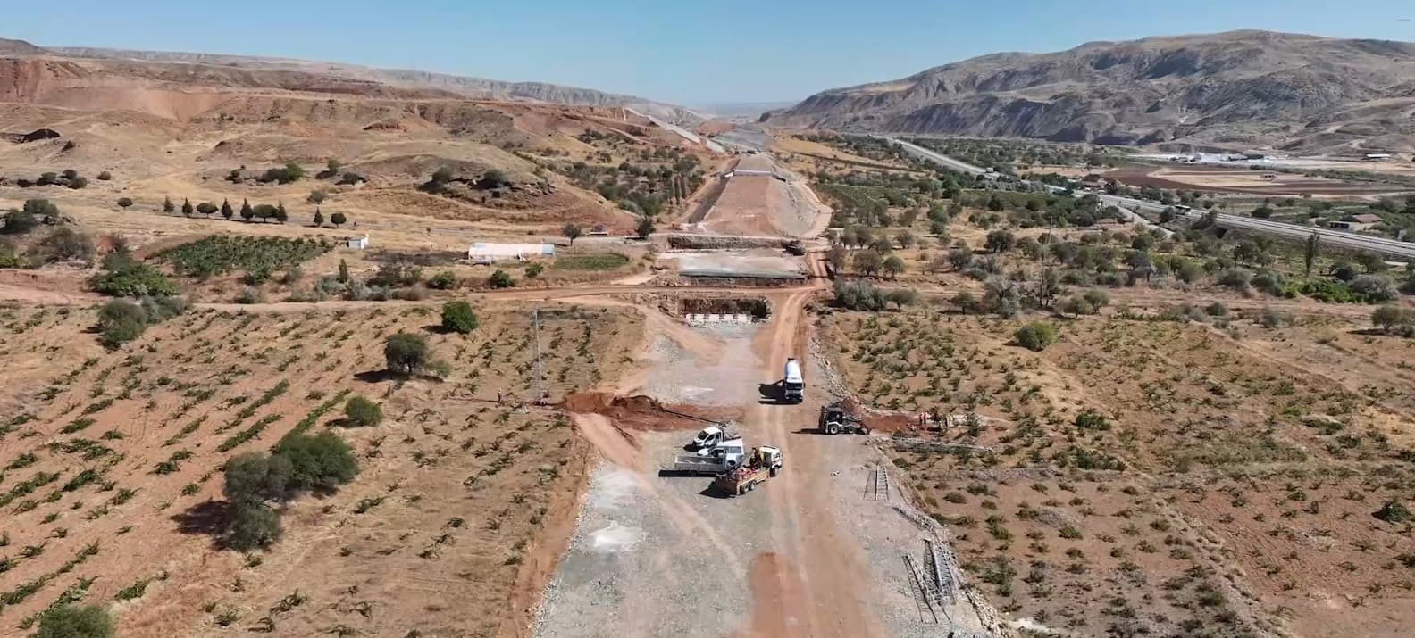 Ankara-Samsun hızlı tren hattındaki çalışmalar