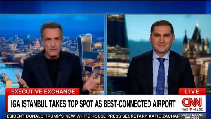 İGA CEO'su Selahattin Bilgen, CNN International yayınına katıldı