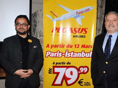 Pegasus, Paris seferlerine başlıyor