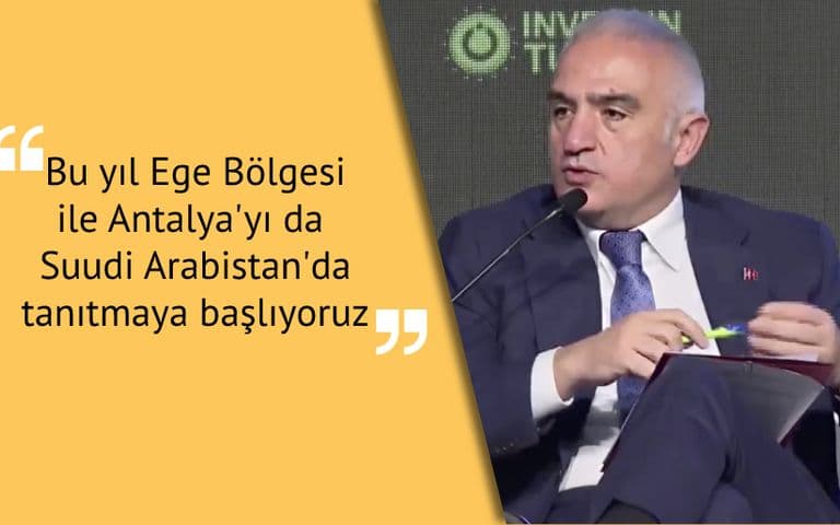 Mehmet Nuri Ersoy: Suudi turist sayısı inşallah bu yıl 1 milyona yükselir