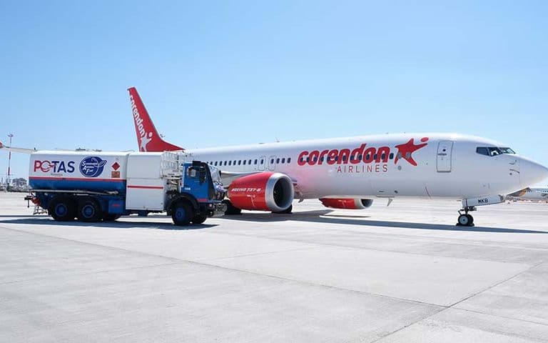 Corendon Airlines, Antalya’da SAF yakıt kullanmaya başladı