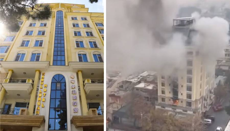 Kabil’deki Longan Hotel’e intihar saldırısı