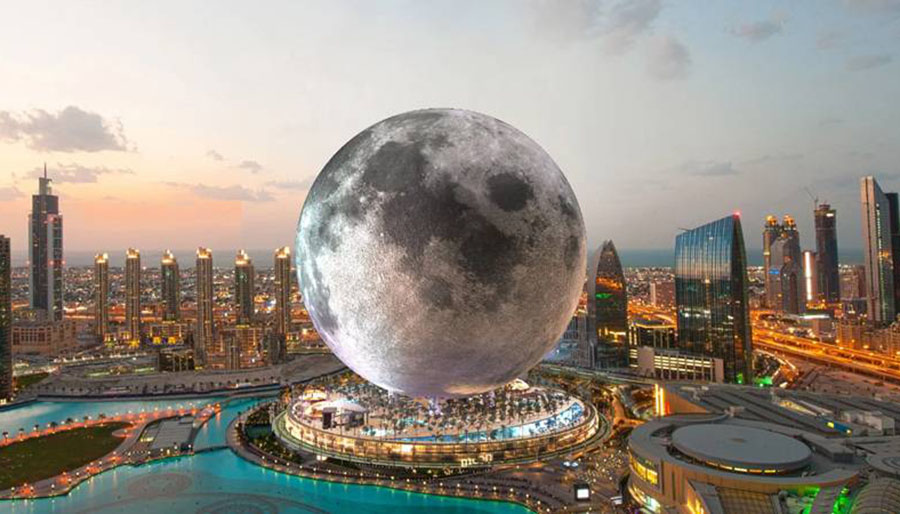 Dubai’de 5 milyar dolara Ay şeklinde otel yapılacak