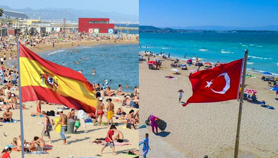 İspanya’da turistlerin gecelik harcaması Türkiye’nin iki katı