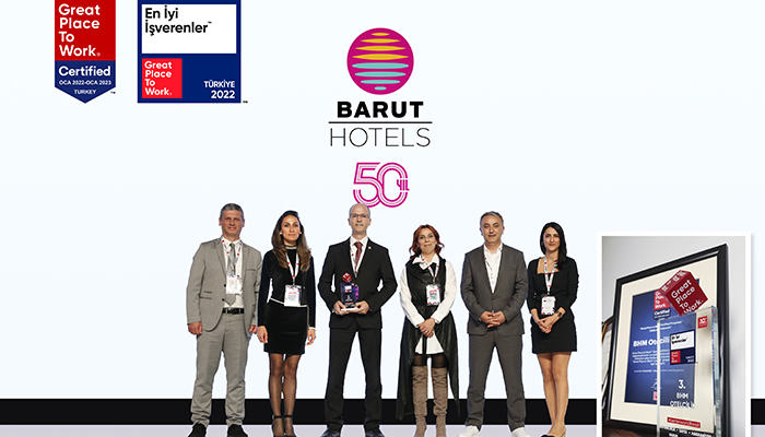 Barut Hotels’in çalışan politikaları uluslararası kurumlar tarafından tescillendi
