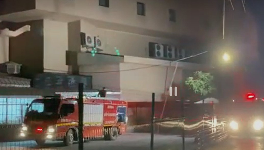 Bursa’da otelde yangın paniği