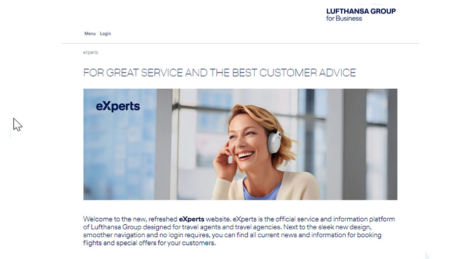 Lufthansa’dan yeni çevrimiçi bilgi platformu: eXperts