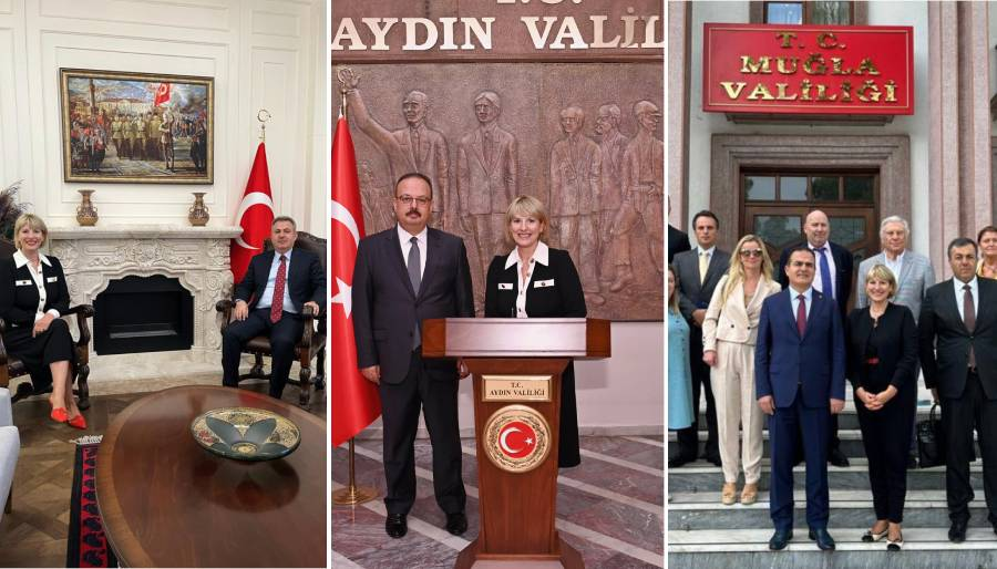 Yedi resort bölgeyi gezen İngiliz büyükelçiden Türk turizmine övgü 