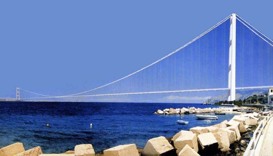 Sicilya dünyanın en uzun asma köprüsüyle ana karaya bağlanacak