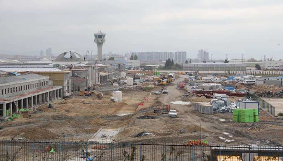 Danıştaya rağmen Atatürk Havalimanında inşaata devam