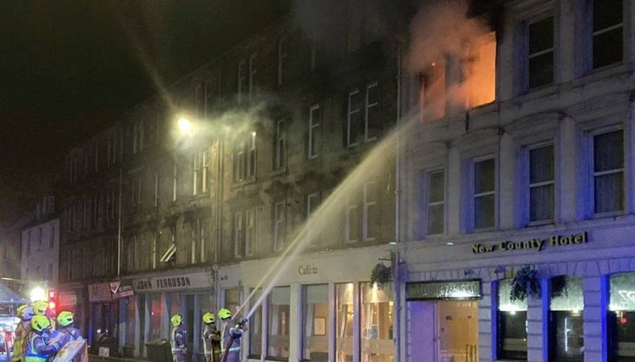 İskoçya’da otel yangını: 3 kişi ve bir köpek öldü