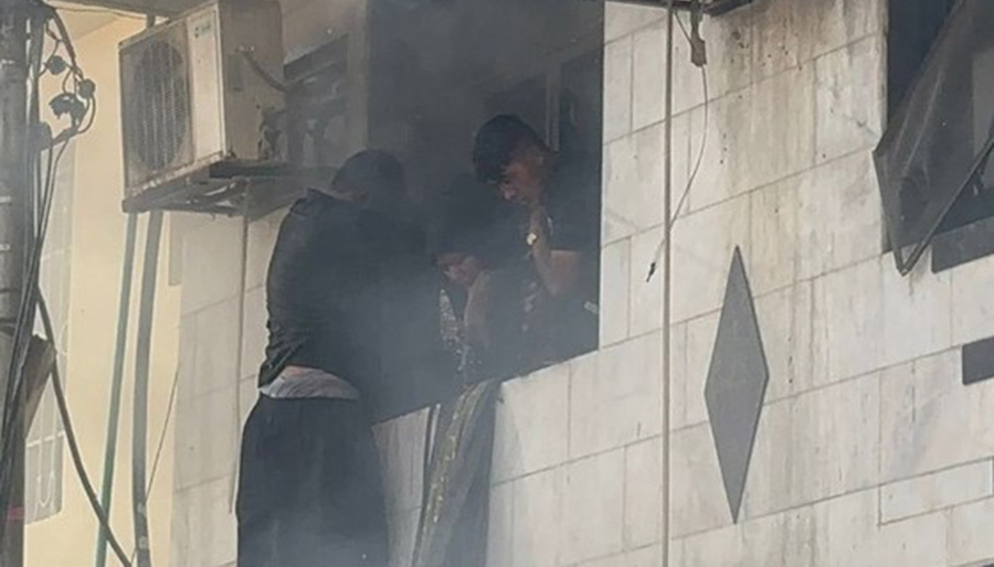 Irak’taki otel yangınında 64 kişi yaralandı