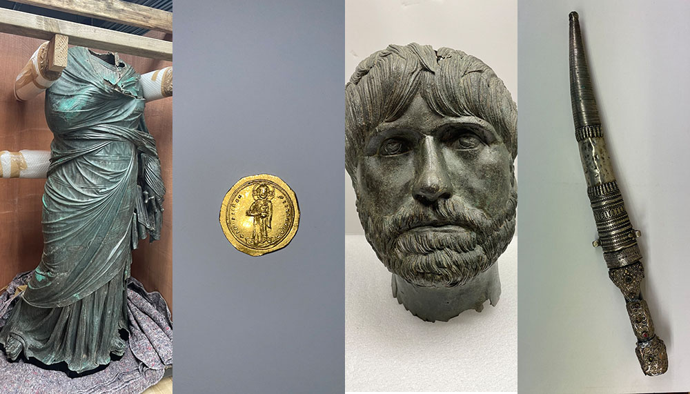 Yasa dışı yollarla yurt dışına çıkarılan 14 eser Türkiye’ye getirildi