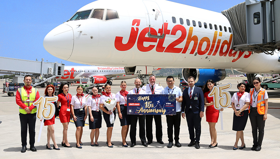 Jet2, Dalaman Havalimanı ile 15. yılını kutluyor, haftada 88 uçuş yapacak