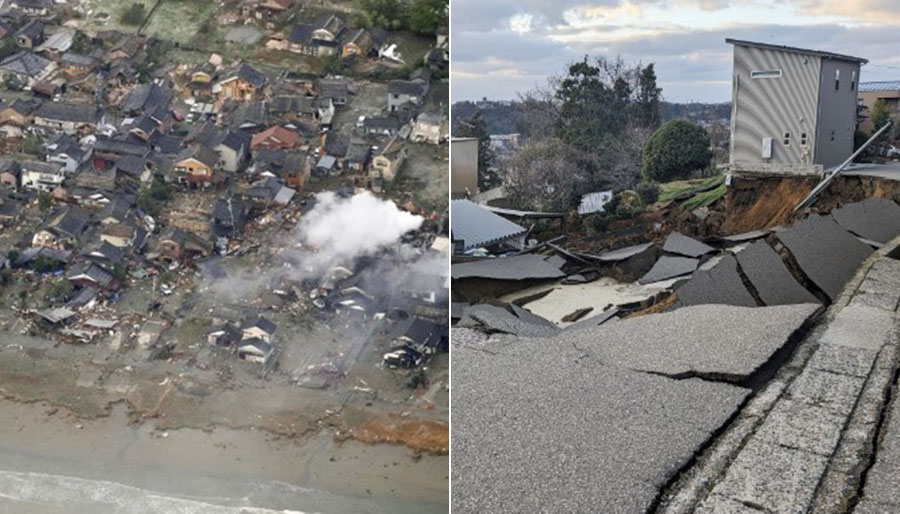 Japonya 7,6 büyüklüğündeki depremle sarsıldı