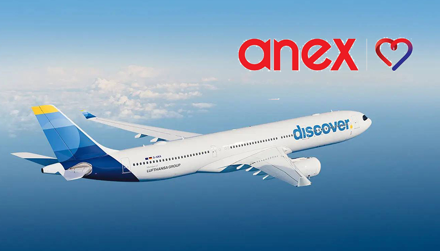 ANEX Almanya, hava yolu Discover ile işbirliği yaptı