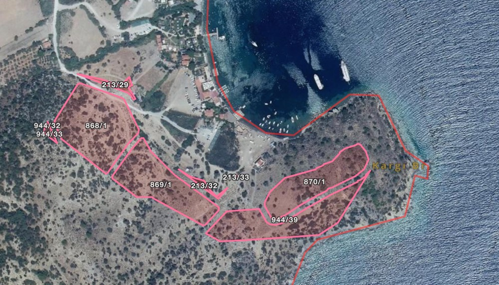 Muğla’daki denize sıfır 44 bin metrekarelik dokuz araziye turizm imarı