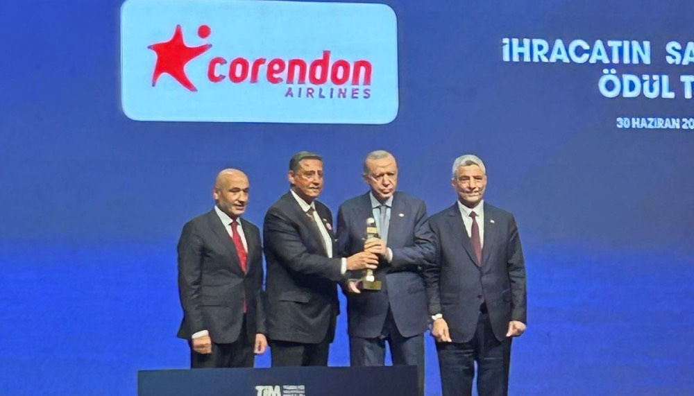 Corendon Airlines bir kez daha ihracat şampiyonları arasında
