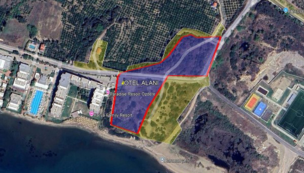 İzmir’deki denize sıfır araziye 332 milyon TL’lik 5 yıldızlı otel yatırımı