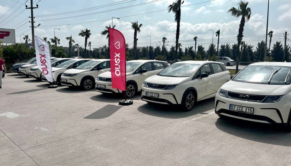 ANEX, filosuna 13 adet BYD marka elektrikli araç ekledi