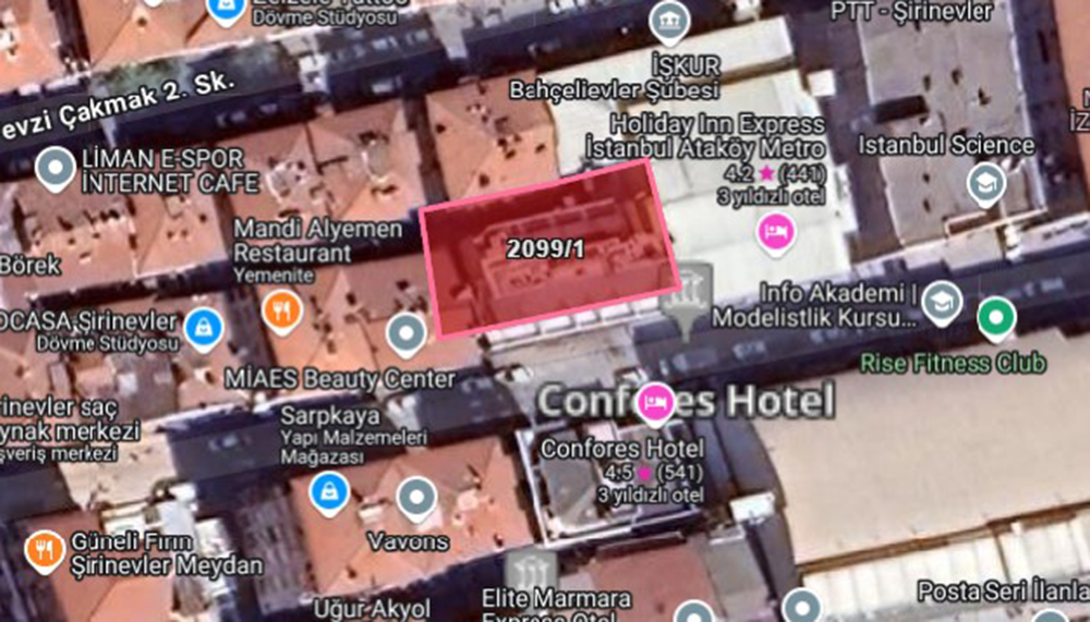 İstanbul’daki otel icradan satışa çıkarıldı