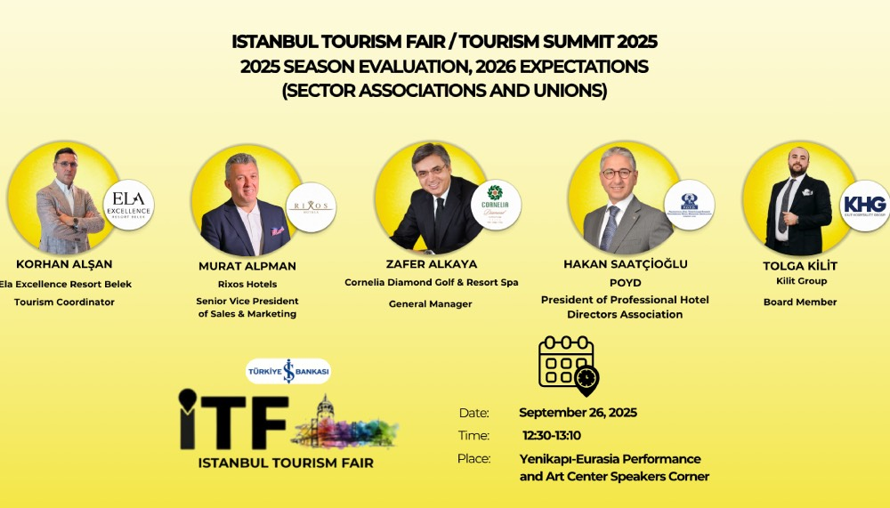 Otelciler ITF'de 2025’i değerlendirecek, 2026 beklentilerini masaya yatıracak