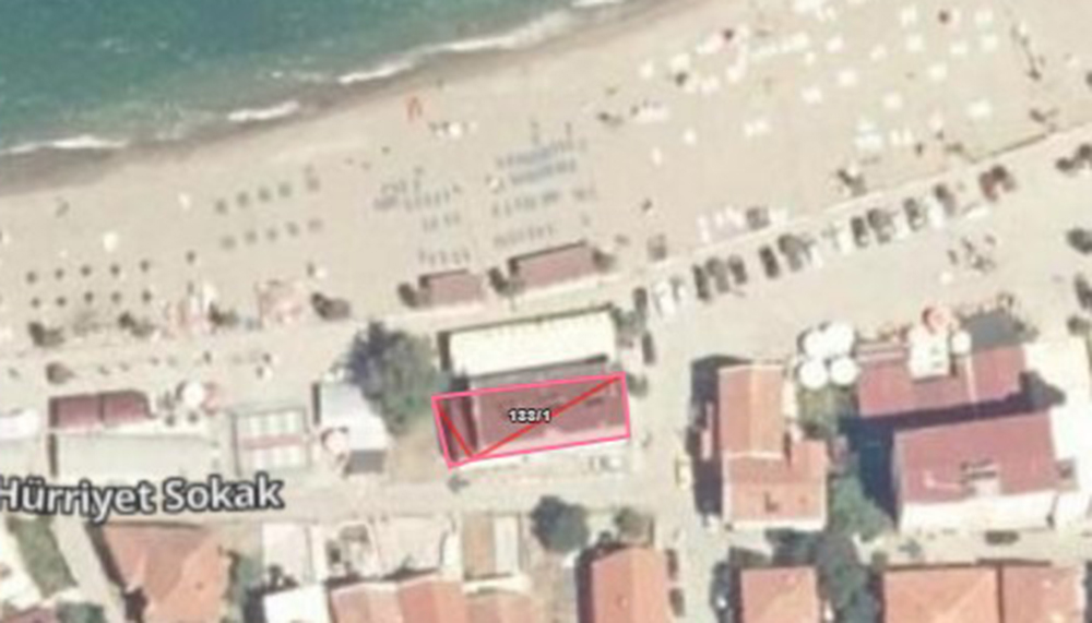 Denize sıfır otel daha icradan satışta