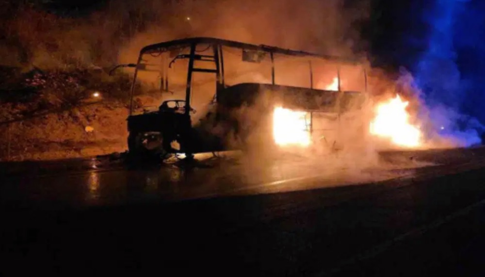 39 yolcusu bulunan otobüste yangın