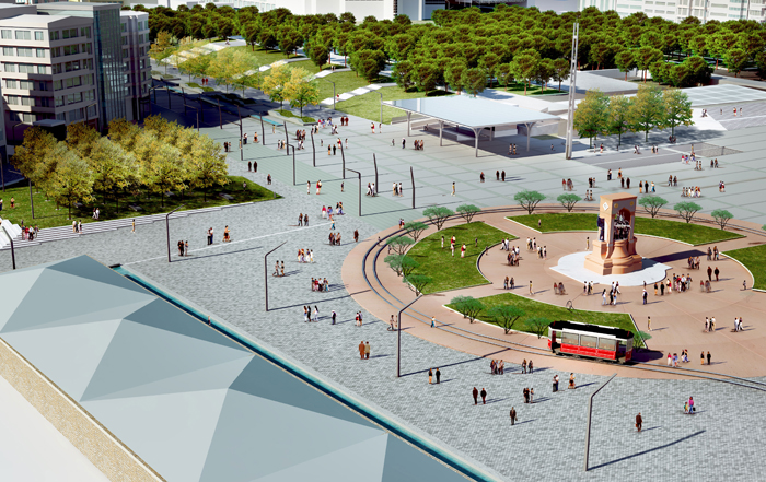 İstanbul Büyükşehir Belediyesi'nden Taksim için yeni plan