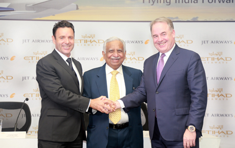 Jet Airways ve Etihad Havayolları, havacılık sektörünü birlikte geliştirecek