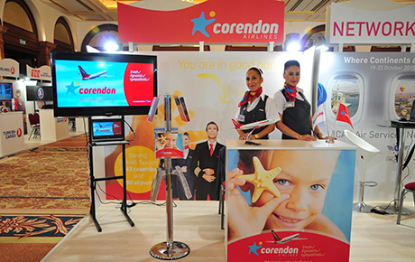 Corendon Airlines ICAN 2015 fuarında