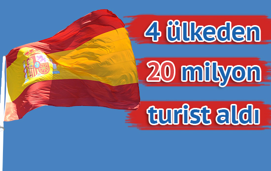 İspanya haziranda da turist rekoru kırdı, hangi ülkeden kaç turist aldı?