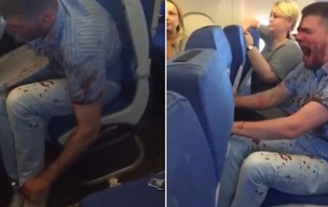 Moskova Antalya uçağındaki sarhoş yolcu uçağı birbirine kattı