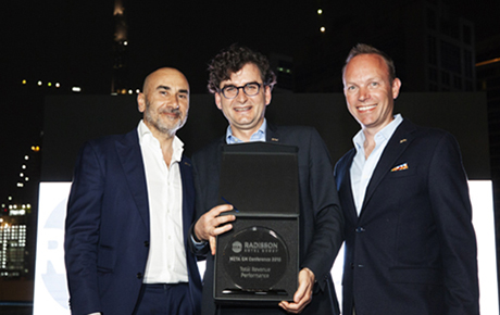Radisson Blu Hotel Tuzla'ya, 'En İyi Toplam Gelir Performansı' ödülü