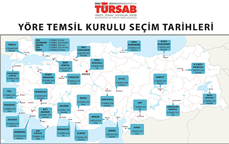 TÜRSAB'ın 35 Yöre Temsil Kurulu için seçim süreci başladı