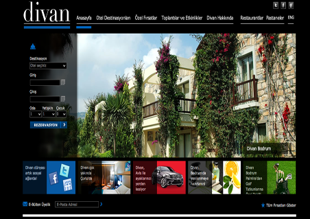 Divan'ın kurumal web sitesine iki uluslararası ödül