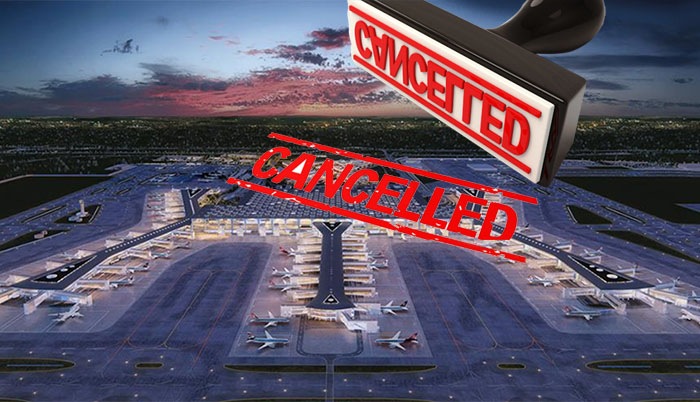 Yeni havalimanı için yapılan 475 milyon liralk ihale iptal edildi