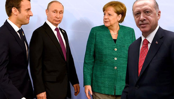 Erdoğan, Putin, Merkel ve Macron, yeniden Suriye için toplanacak
