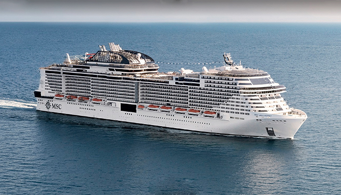 MSC Cruises, yeni amiral gemisini suya indiriyor