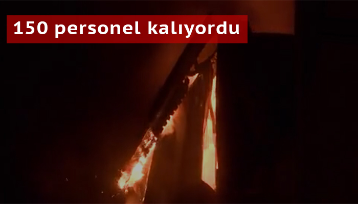 Antalya-Kemer'deki 5 yıldızlı otelin lojmanında büyük yangın
