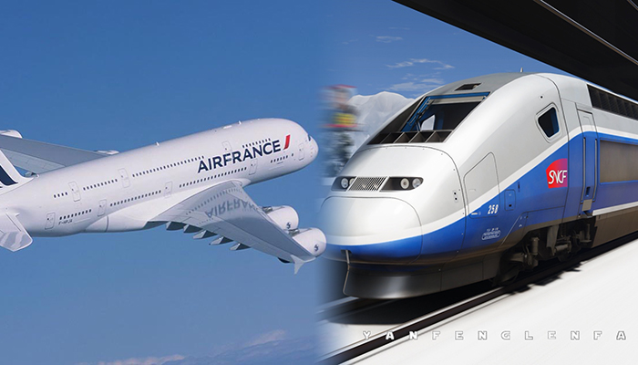 Air France’ı hızlı tren ‘çarptı’