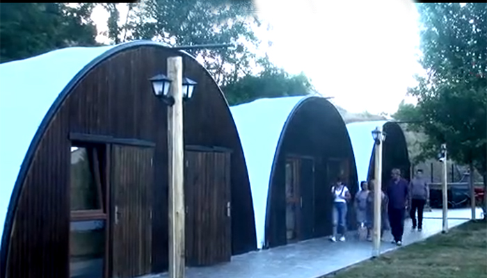 Tunceli'de çadır kamp konseptli otel açıldı
