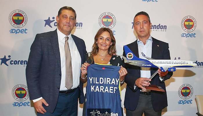 Corendon Airlines ile Fenerbahçe arasında sponsorluk anlaşması