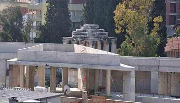 2 bin yıllık anıta Kültür ve Turizm Bakanlığı onaylı 'beton'