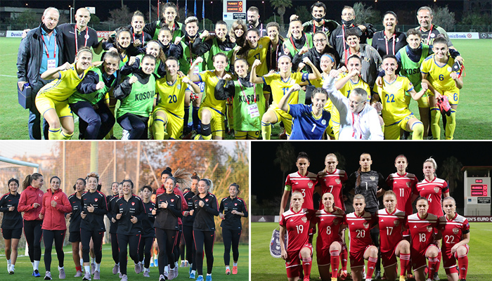 Antalya üç Ülkenin kadın A Milli Futbol Takımını ağırladı