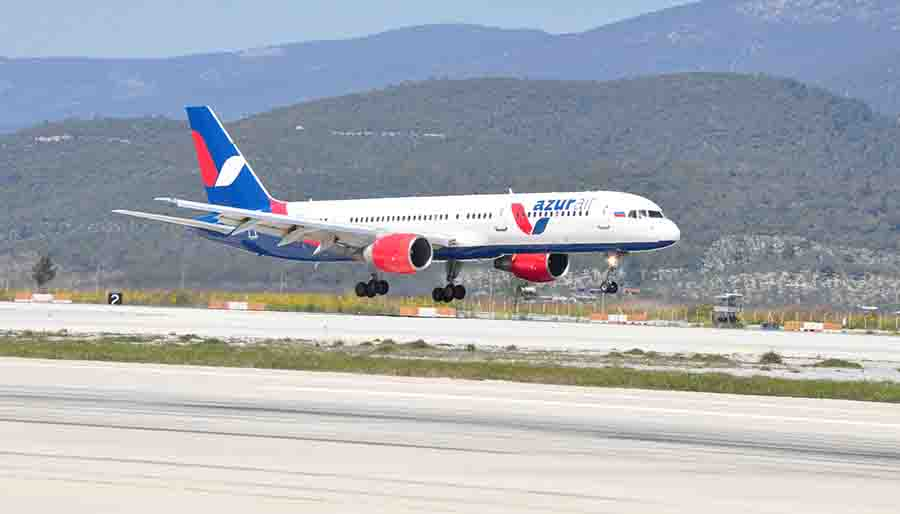 Azur Air yılın ilk Rus turistlerini Bodrum'a getirdi