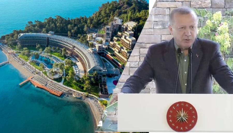 Erdoğan Antalya'da otel açılışına katıldı