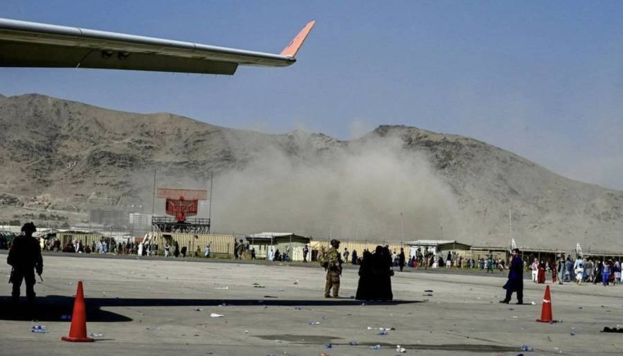 Kabil Havalimanı çevresinde büyük patlamalar