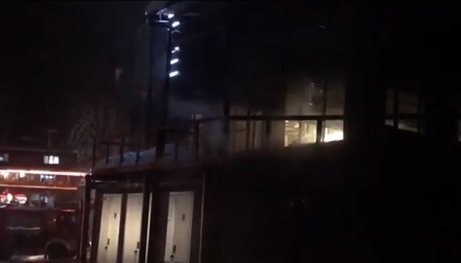 Uludağ’da otel yangını 