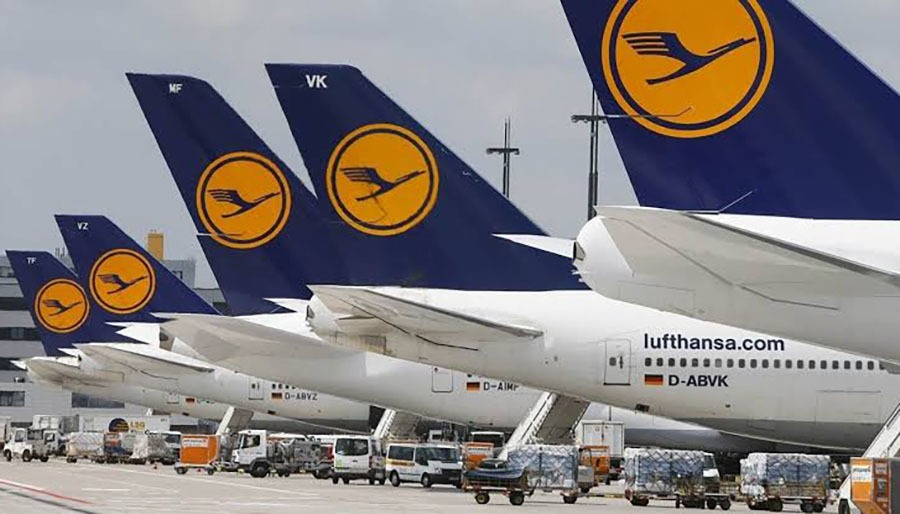 Lufthansa'dan rekor sayıda uçuş iptali    